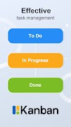 Tableau Kanban: Gestion Projet Affiche