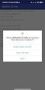 Network ID Info screenshot 1