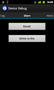 Device Debug ภาพหน้าจอ 2