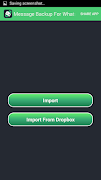 Message Backup تصوير الشاشة 5