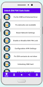 Poster Unlock SIM PUK Code Guide