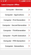 Computer Course - Offline 스크린샷 1