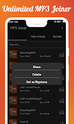 MP3 Joiner تصوير الشاشة 5