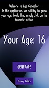 Age Generator plakat