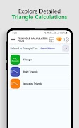 Triangle Calculator Plus capture d'écran 6