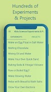 Kid's Science Experiments & Projects پوسٹر
