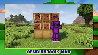 Obsidian Tools Mod Minecraft โปสเตอร์