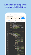 HTML Editor Mobile - AloHTML ảnh chụp màn hình 1