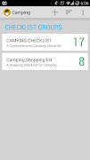 Camping Checklist 海报