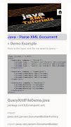 Java XML Tutorials ảnh chụp màn hình 2