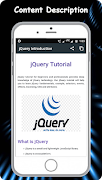 برنامه‌نما Learn JQuery عکس از صفحه