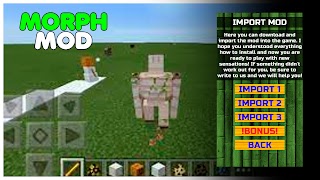 Morph Mod for Minecraft PE imagem de tela 1