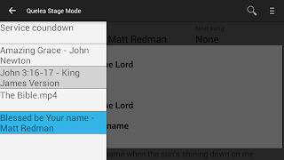 برنامه‌نما Quelea Stage Mode عکس از صفحه
