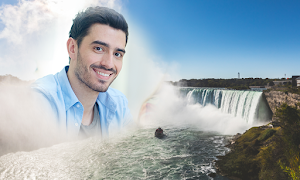 Waterfall Photo Frames постер