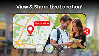 GPS Navigation Live Map Road poster