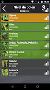 Niveles de polen screenshot 2
