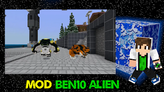 Mod Alien Galaxy Ben 10 Addon Minecraft اسکرین شاٹ 5