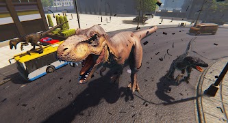برنامه‌نما T-rex Simulator Dinosaur Games عکس از صفحه