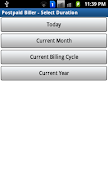 Mobile Bill Tracker Screenshot 1