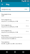 برنامه‌نما PingTools Pro عکس از صفحه