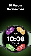 برنامه‌نما Arc Dial Two - Watch face عکس از صفحه