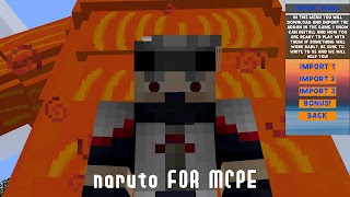 Naruto Mod for Minecraft PE 截图 1