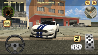 Simulateur de Drift Mustang Affiche
