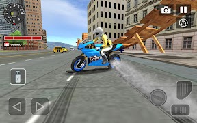 برنامه‌نما Sports bike simulator Drift 3D عکس از صفحه