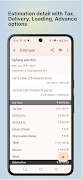 4 Schermata Business Estimates,Estimation