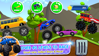 برنامه‌نما Monster Trucks Game for Kids 2 عکس از صفحه