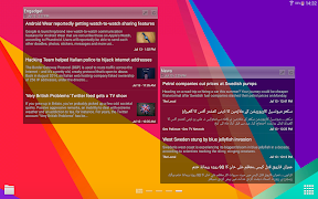 برنامه‌نما RSS Widget عکس از صفحه