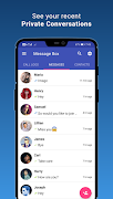 Messages Pro - Secure Text Box capture d'écran 2