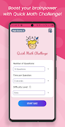 برنامه‌نما Quick Math Challenge عکس از صفحه