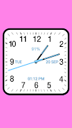 Analog Clock Square Classic screenshot 2