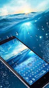 Water Drop Theme Keyboard 海報