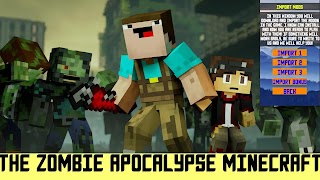 Poster Zombie Apocalypse Minecraft PE