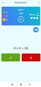 برنامه‌نما Maths Brain Quiz عکس از صفحه