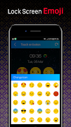 برنامه‌نما Emoji lock screen عکس از صفحه