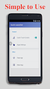 Quick Launcher (Quick Touch) स्क्रीनशॉट 1