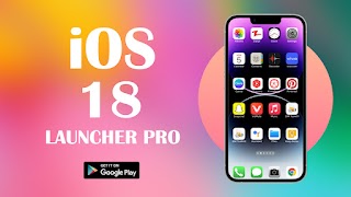 iOS 18 Launcher Pro plakat