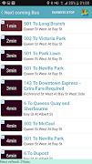 Toronto Bus Tracker (TTC) اسکرین شاٹ 1