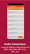 Audio Compressor اسکرین شاٹ 2