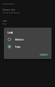 Hyperfocal - (calculator) تصوير الشاشة 2