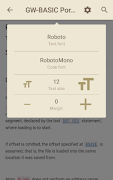 GW-BASIC Portable Reference captura de pantalla 4
