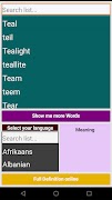 Multiple meaning English words screenshot 2