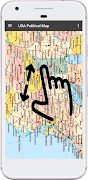 USA Political Map স্ক্রিনশট 1