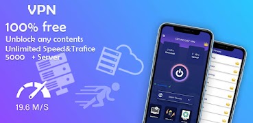 برنامه‌نما SuperVPN- Fast Unlimited Proxy عکس از صفحه