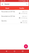 برنامه‌نما Rewind: Reverse Voice Recorder عکس از صفحه