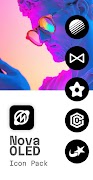Nova OLED Icon Pack 海报