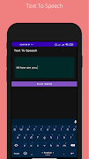 Text To Speech স্ক্রিনশট 1